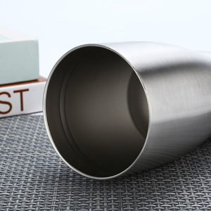 Stainless Steel Tumbler 30oz <b>Insulated</b> Travel <b>Mug</b> Silver Slim Waist Design - Product Image 3