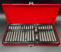 Kit de réparation automobile de 40 pièces, jeu de tournevis à tête étoilée à 12 coins motif fleur de prunier