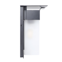 Lámpara de Pared Cuadrada de Aluminio Impermeable, Lámpara LED de Jardín para Exteriores, Luz Cálida de 3000K, Vida Útil de 50000 Horas