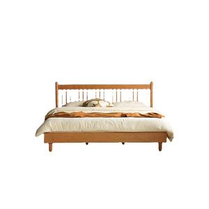 Lit plateforme en bois massif 1,8 m, style nordique, mobilier de chambre minimaliste, structure durable - Product Image 5