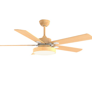 Nordic Style Ceiling Fan Light With Wooden Blades LED Integrated For Living Room Bedroom 10-15 Sqm - Product Image 2