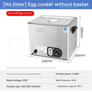 Machine commerciale à œufs chauds, équipement de préparation de snacks, machine automatique à contrôle de température constant pour hôtels et restaurants - Product Image 2