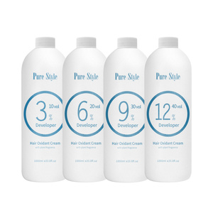 1000ml PureStyle Amonia Free Non Allergy 3% 6% 9% 12% Crema oxidante para el cabello para uso Deying - Product Image 5