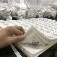 Étiquettes de lavage personnalisées, étiquettes de lavage thermocollantes, autocollants de taille pour vêtements sans étiquette, étiquettes de transfert pour instructions de lavage