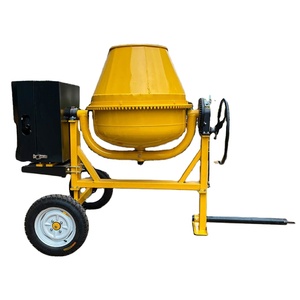 Bétonnière manuelle portable de 350 L avec moteur de 3 kW et décharge manuelle - Product Image 1