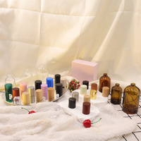 Flacons de parfum en verre de luxe élégants 30ml 50ml 100ml avec pompe pulvérisatrice, échantillon gratuit, transparents/brun, colorés, mats, givrés, emballage en promotion