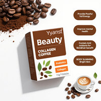 Mélange Probiotique OEM ODM : Complément de Collagène pour une Peau Éclatante, Perte de Poids, Favorise la Digestion, Améliore le Transit Intestinal, Café Éclaircissant pour la Peau