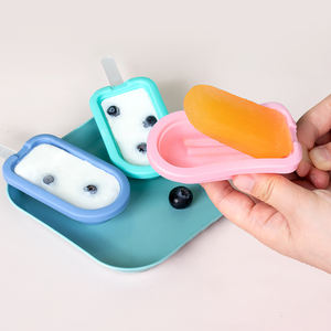 Molde de silicona reutilizable sin BPA para hacer helados y paletas congeladas, logotipo personalizable - Product Image 2