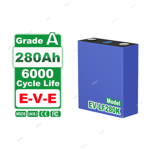 Batterie LiFePO4 3.2V 280Ah LF280K, cellules de qualité A, batterie LFP rechargeable pour ESS, UPS, stockage d'énergie solaire, pack de batteries DIY - Product Image 1