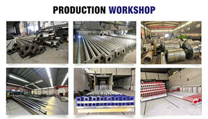 Poste de <span class=keywords><strong>Luz</strong></span> Cónico Poligonal de Acero Personalizado de 3m-12m para Jardín y Calle, para Uso en Carreteras - Product Image 4