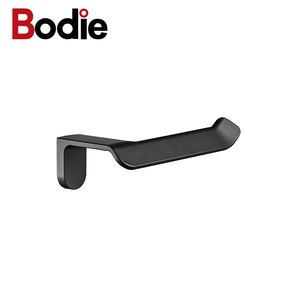 2026 Direkt vom Hersteller Langlebiger Wandmontierter Doppel-Kleiderhaken aus Mattschwarzem Zinklegierung für Badezimmer und Hotels - Product Image 4