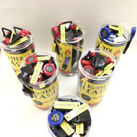 Prix d'usine Logo personnalisé briquet laisse porte-clés rétractable avec clip briquet laisse