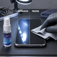 Protecteur d'écran liquide de qualité industrielle A1, nano micro-silice, essence céramique invisible modifiée anti-rayures, Guangdong