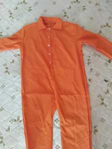 2024 High Quality Prisoner Halloween Cosplay Jail Inmate <strong>Uniform</strong> Adult Plus Size Orange <strong>Prison</strong> Jumpsuit Costume for Men - Product Image 6