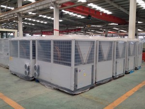 Refroidisseur d'eau industriel OEM 60 kW-480 kW avec ventilateur de condenseur axial et moteur, refroidisseur à spirale refroidi par air pour centres commerciaux et bâtiments commerciaux - Product Image 5