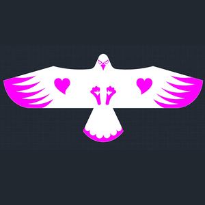 2025 nouveaux modèles de <span class=keywords><strong>cerf</strong></span>-<span class=keywords><strong>volant</strong></span> aigle en forme de coeur de 2 et 3 mètres Breeze Good Fly dynamique pour les adultes et les enfants - Product Image 1