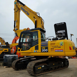 Used Japanese Komatsu PC200-<b>8</b> Micro <b>Excavator</b> 20 <b>Ton</b> Heavy Crawler Digger Second Hand Machine - Product Image 1