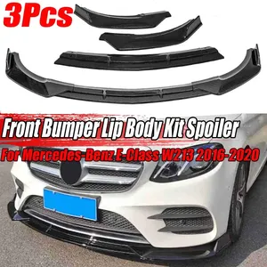 สปอยเลอร์กันชนหน้ารถยนต์ลายคาร์บอนไฟเบอร์คุณภาพสูง สำหรับ Mercedes-Benz E-Class W213 ปี 2016-2020 - Product Image 1