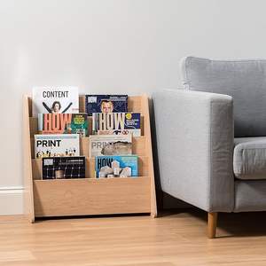 Étagère de <span class=keywords><strong>rangement</strong></span> en bois à 4 niveaux, <span class=keywords><strong>bibliothèque</strong></span> pour enfants, petite <span class=keywords><strong>bibliothèque</strong></span>, porte-revues pour <span class=keywords><strong>bibliothèque</strong></span> - Product Image 2