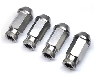 น็อตหัวหกเหลี่ยมเคลือบไทเทเนียมแบบ Anodized Castle Nut M12 ความยาว 35 มม. เกรดยานยนต์ 8.8 ผลิตด้วยเครื่อง CNC - Product Image 4