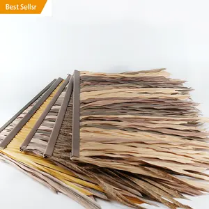 Factory Price Pe Materia Artifical Palapa Umbrella Thatch Synthetic Thatch Roofing