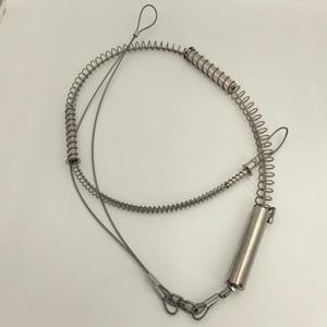 Ancrage au sol robuste avec câble à ressort hélicoïdal – Ancrage au sol durable pour pièges à animaux sauvages, pour la chasse et la capture en extérieur - Product Image 3