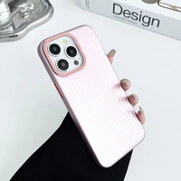 Coque arrière ondulée pour coque de téléphone iphone 14 15 16 pro plus max