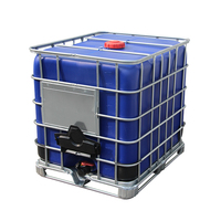 Réservoir d'eau chimique vertical en plastique en gros 1000L réservoir d'utilité à fond plat réservoir ibc