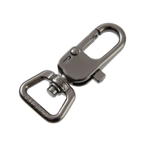 Clipon AK211T-M-020-BNK, crochet pivotant à verrouillage automatique en métal, brevet US/UE, haute résistance, adapté aux produits d'extérieur, collier pour animaux de compagnie - Product Image 2