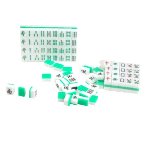 <span class=keywords><strong>Jeu</strong></span> <span class=keywords><strong>de</strong></span> <span class=keywords><strong>Mahjong</strong></span> Chinois <span class=keywords><strong>Classique</strong></span> Petit Format 144 Tuiles <span class=keywords><strong>Jeu</strong></span> <span class=keywords><strong>de</strong></span> <span class=keywords><strong>Mahjong</strong></span> Bleu Mini Table <span class=keywords><strong>de</strong></span> <span class=keywords><strong>Mahjong</strong></span> pour Voyage - Product Image 1