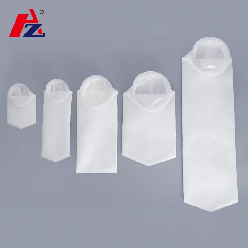Sacchetto filtro liquido calzini in poliestere/calzini alloggiamento filtro 5 Micron per filtro tascabile calzini dilatatori 0,5 um-600um