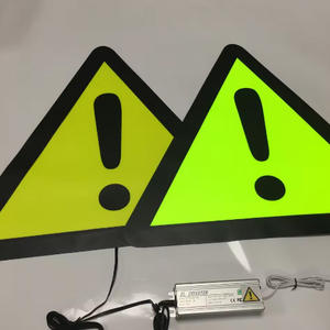 Esnek <span class=keywords><strong>EL</strong></span> Panel Trafik İşaretleri, Yol Güvenliği Uyarı Levhası, Su Geçirmez ve UV Korumalı, Dış Mekan Kullanımı İçin - Product Image 4