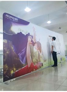 <b>Backdrop</b> <b>Stand</b> Heavy Duty 8x8 Metal Fabric Display for Events Photography and Trade Shows Tension Fabric <b>Backdrop</b> - Product Image 5
