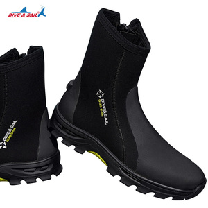 Stivaletti da Immersione Ingrosso in Neoprene da 5mm Caldi Antiscivolo con Cerniera Stivali Resistenti con Suola Spessa per Pesca e Guado - Product Image 2