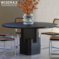 Meubles WISEMAX, style Wabi-sabi, meubles de maison vintage haut de gamme, table à manger ronde en bois, table de restaurant pour appartement, villa
