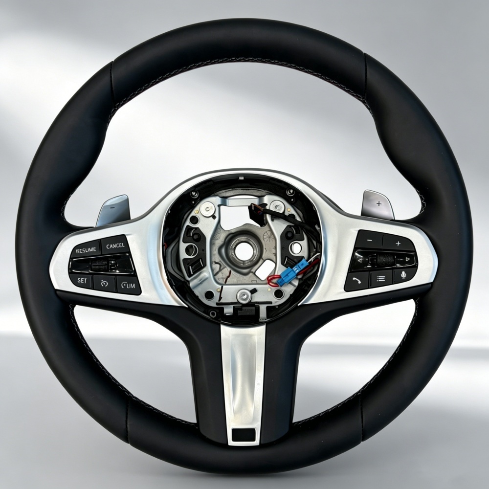 Custom G Chassis Leather Steering Wheel (BMW Fitment), photo 6