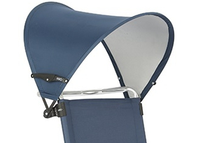 Ghế xếp ngoài trời bằng nhôm nhẹ, di động, có mái che của Kejie - Product Image 5