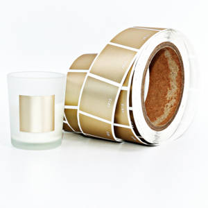 Benutzer definierte Kerzen aufkleber Drucke ti ketten für Kerzen gläser Logo Goldfolie Luxus Kerzen etiketten Aufkleber - Product Image 2