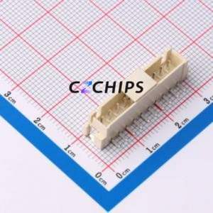ZX-HA2.54-10PLT Wire-to-Board Pin Header SMD,P=2.54mm Connector 1x10P 2.5mm Vertical Mount XHB - Product Image 1