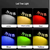 Lámpara de Árbol DMX512 RGBW de 12w, Enlazable, Impermeable IP65, para Exteriores, Iluminación Decorativa de Jardín, Anillo de Luz para Árboles