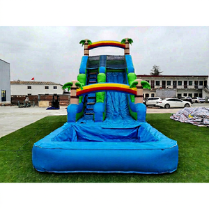 High Capacity Commercial Grade Inflatable Play Center <b>Large</b> Football Jumping Castle <b>Slide</b> For Kids Party Rental - Product Image 1