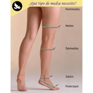 Medias Altas Transparentes para Mujer, Sublime, de Nailon y Elastano, Lisas, para Adultos - Product Image 4