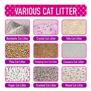 Litière pour chat en gel de silice écologique, sans poussière, à forte absorption des odeurs, senteurs personnalisées, litière cristalline sans traces, sable pour chat - Product Image 5