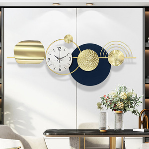 Grand minimaliste créatif décoratif pour la maison moderne de luxe matin <span class=keywords><strong>soleil</strong></span> mur art horloge pour salon bureau boutique - Product Image 5