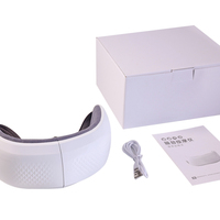 JINGTOP Hochfrequenz-Vibrations-Augenmassagegerät mit Wärmefunktion, Luftdruck, Kabelloser Fernbedienung, Musik, 2000mAh Akku, Typ-C USB
