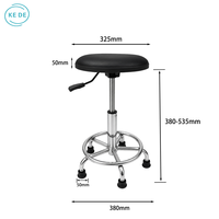 Chaise/Tabouret Antistatique ESD en Gros avec Coussin en PU Souple et Résistant, Hauteur Réglable pour Salle Blanche et Atelier Électronique
