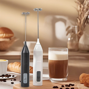 Mousseur à lait électrique Chef Season Show, mousseur à café rechargeable, mousseur à lait sans fil 8W pour usage domestique - Product Image 1