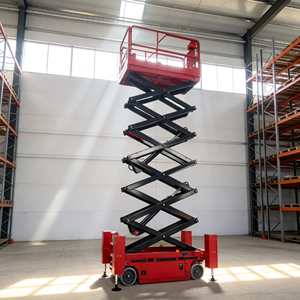 โต๊ะยกแบบกรรไกรไฟฟ้า 20 เมตร ได้รับการรับรองมาตรฐาน CE ระบบปรับระดับอัตโนมัติ ขับเคลื่อนด้วยตัวเอง สำหรับงานอุตสาหกรรมที่สูง - Product Image 2