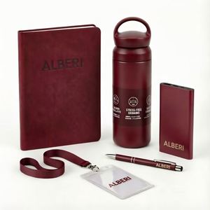 Kit de Estación de Trabajo Minimalista Corporativa ESG con Textura Premium, Tendencia 2026, con Logotipo Personalizado para la Integración de Empleados Modernos - Product Image 1