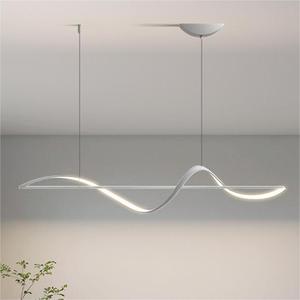 Nueva línea minimalista lámpara contemporánea comedor metal onda nórdica luces colgantes - Product Image 4